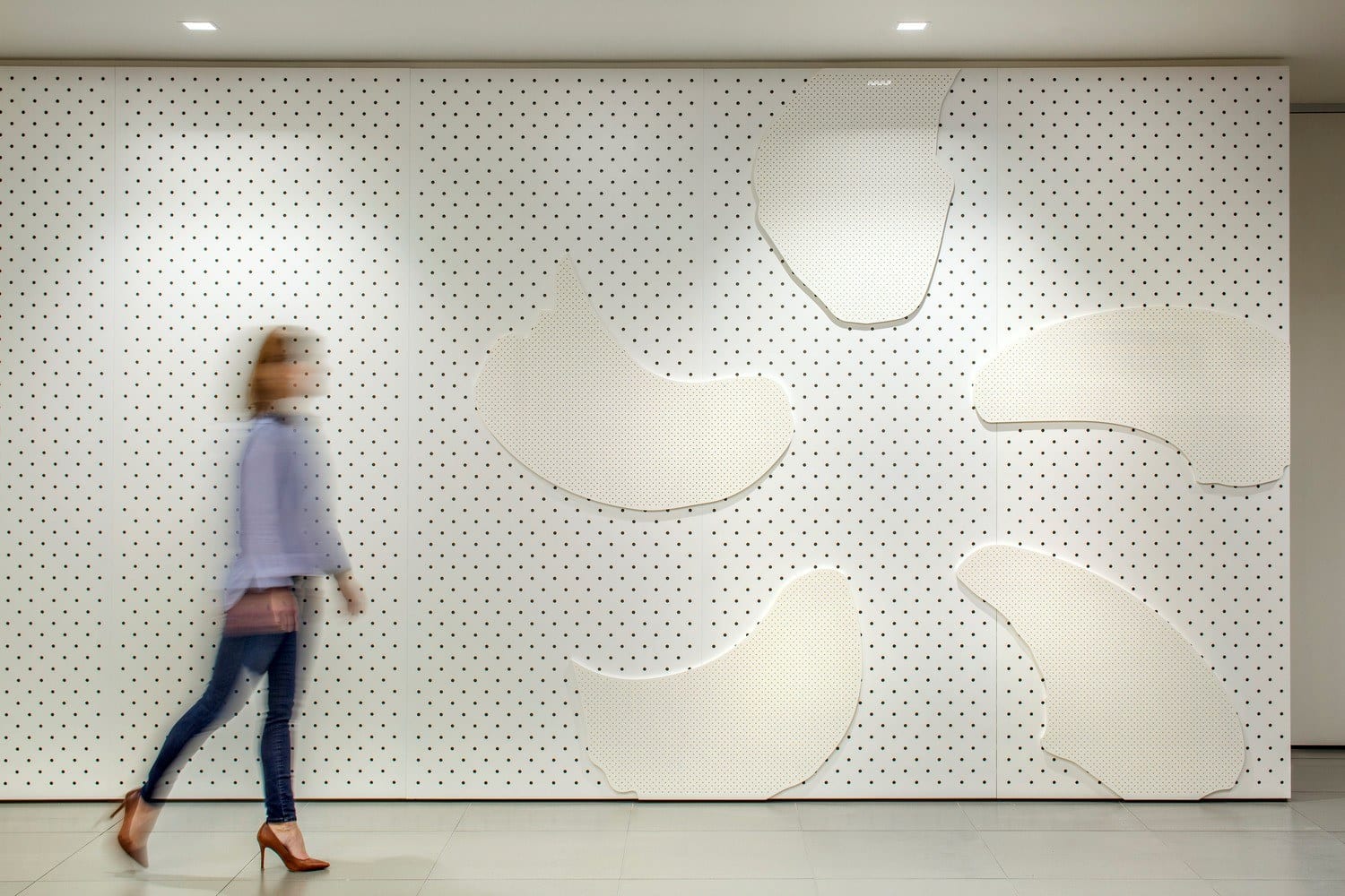 EDF Trading North American Headquarters Houston Logo wall at EDF Trading, Houston